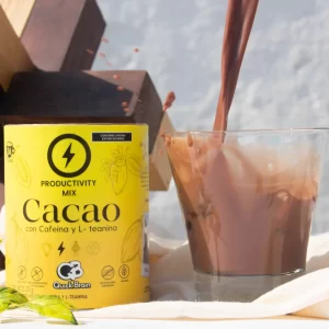 Cacao orgánico con Cafeína y L-teanina 225 g
